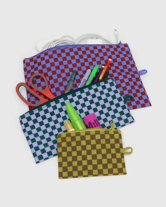 Flat Pouch Set | Jewel Check