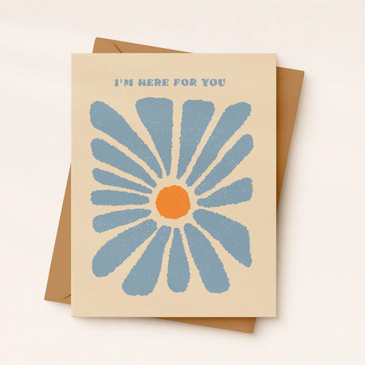 I’m Here For You Card | Sympathy Card | Condolences Card