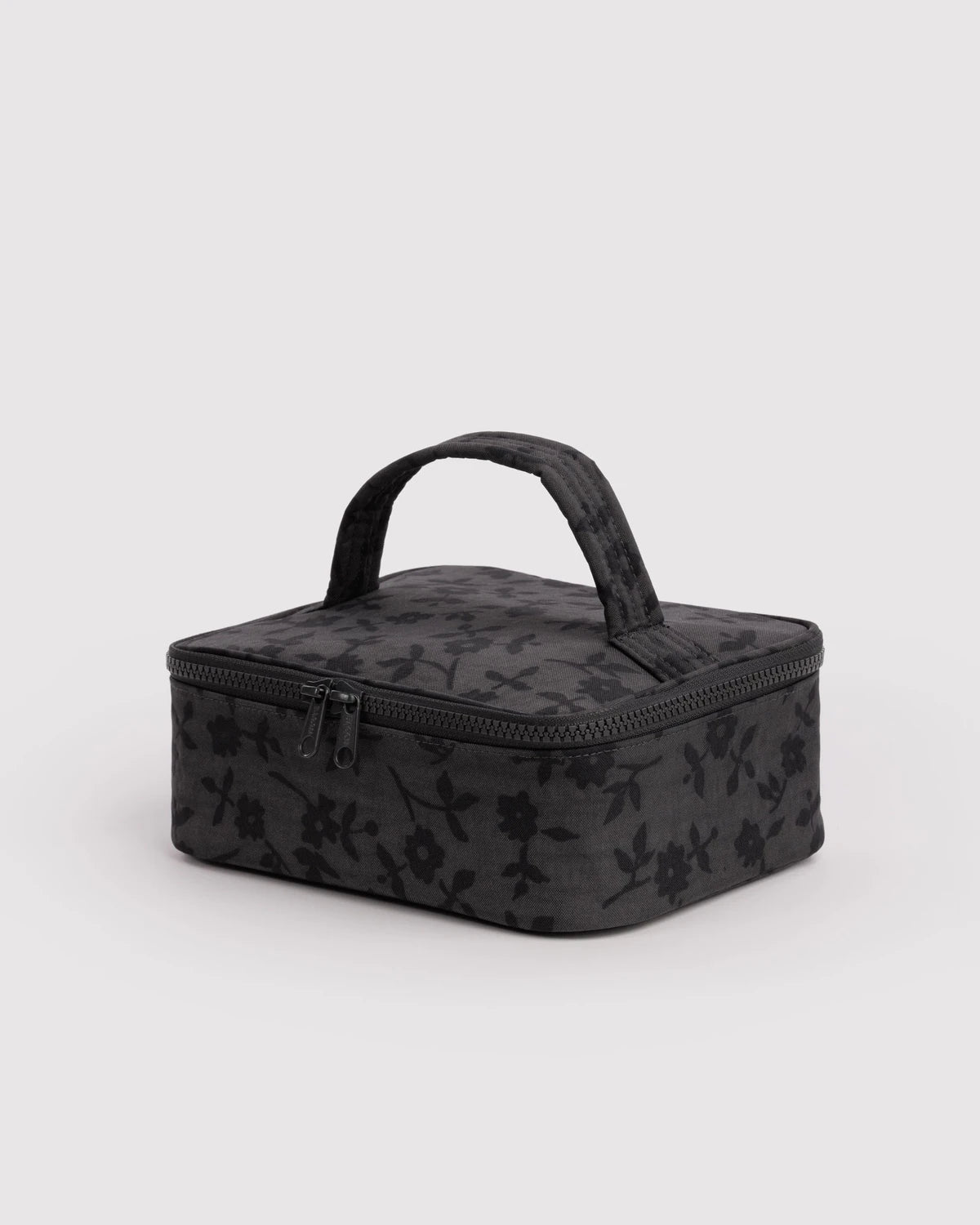 Small Cosmetic Case - Charcoal Ditsy Floral