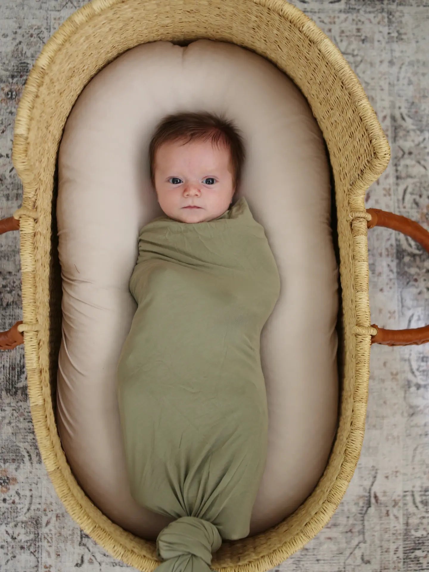 Dried Thyme Bamboo Swaddle Blanket