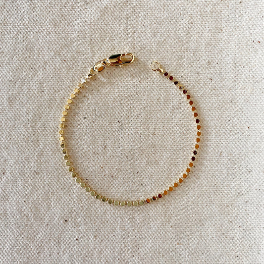 Gold FIlled Dot Bracelet