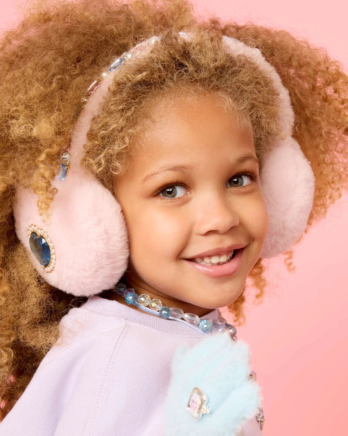 Cotton Candy Jeweled Earmuffs