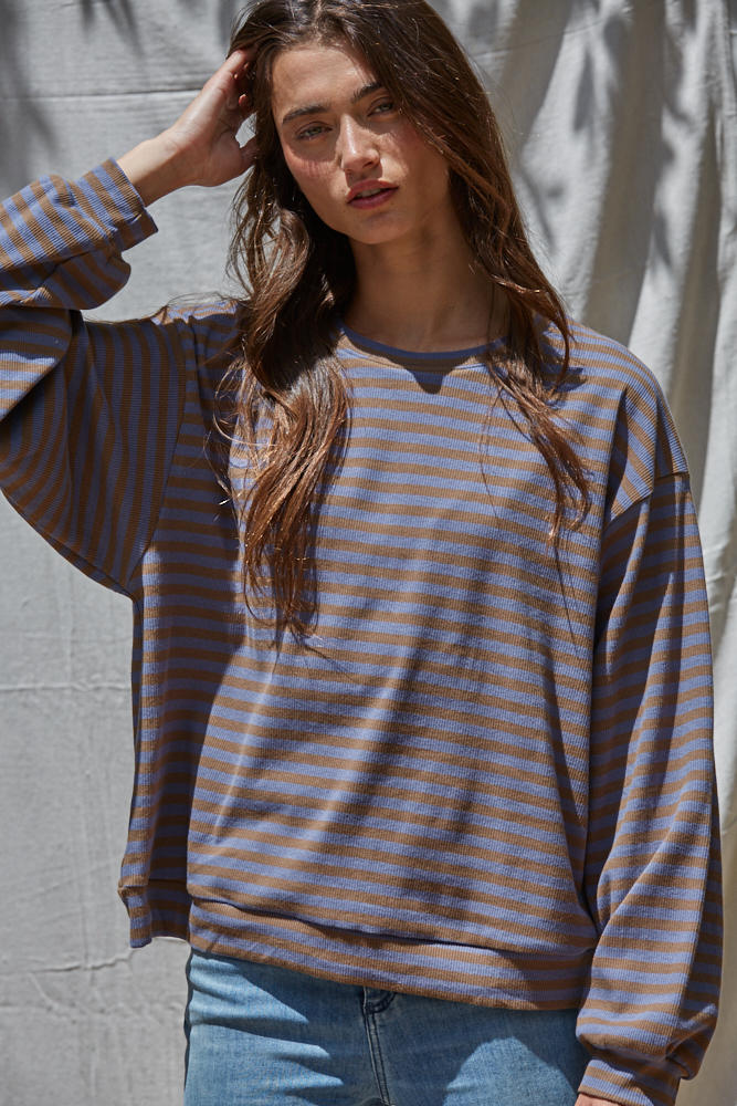 Pastel Pause Striped Long Sleeve