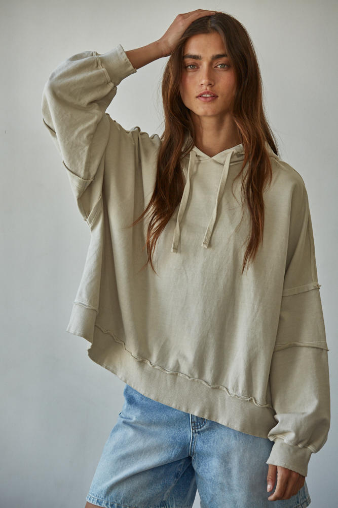 Daily Chill Hoodie (Stone)
