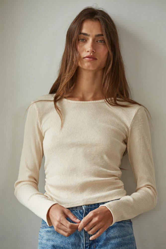 Out And About Ribbed Long Sleeve