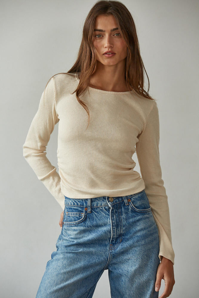 Out And About Ribbed Long Sleeve