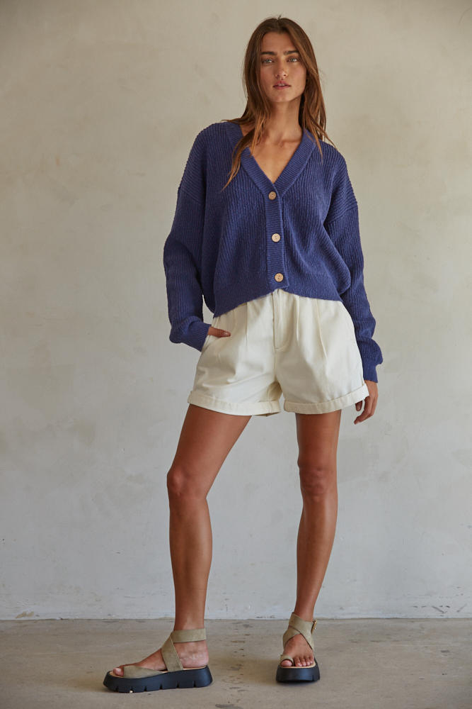Zelie Cardigan (Navy)