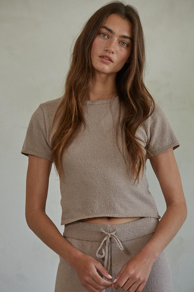 Andre Sweater Top (Mocha)