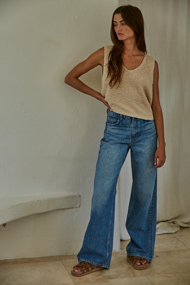 Allende Vest Top (Sand)