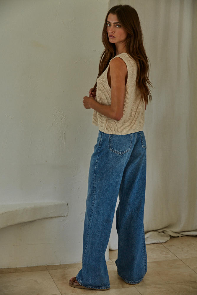 Allende Vest Top (Sand)