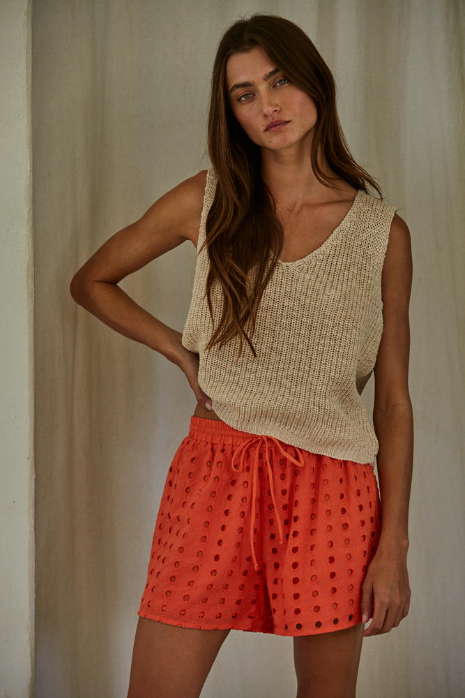 Allende Vest Top (Sand)