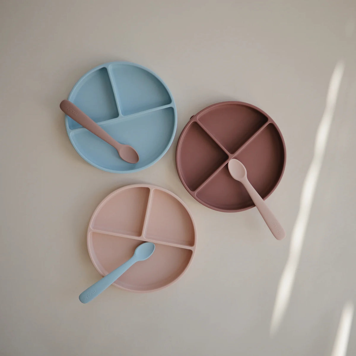 Silicone Suction Plate | Cloudy Mauve