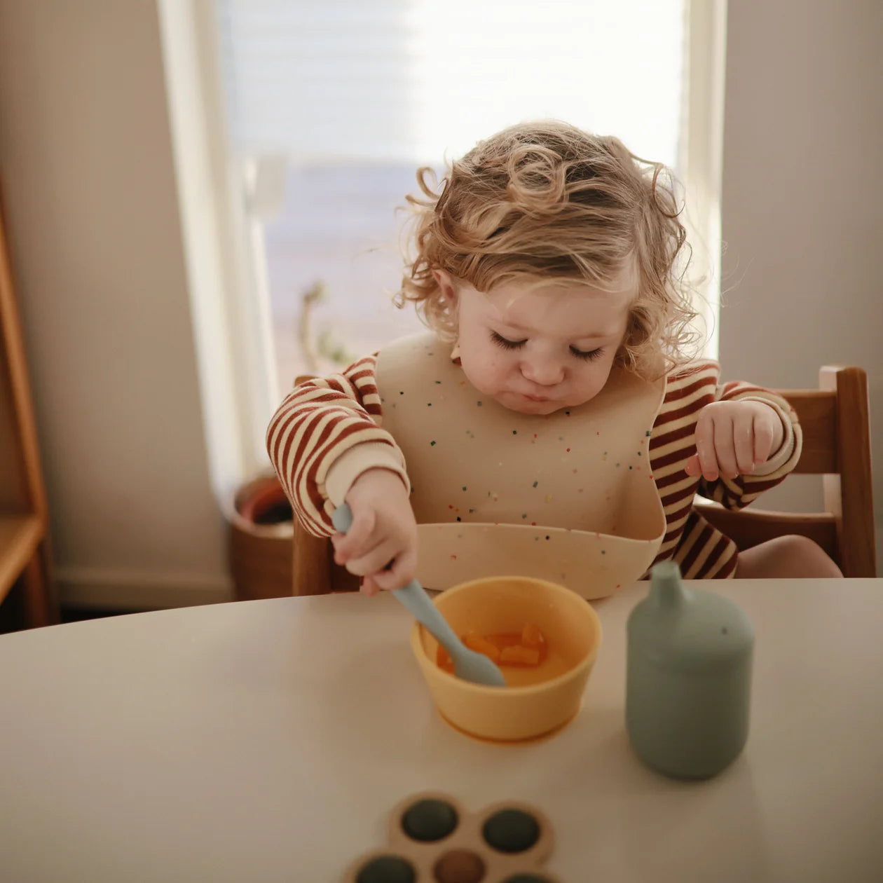 Silicone Feeding Spoons (Daffodil)