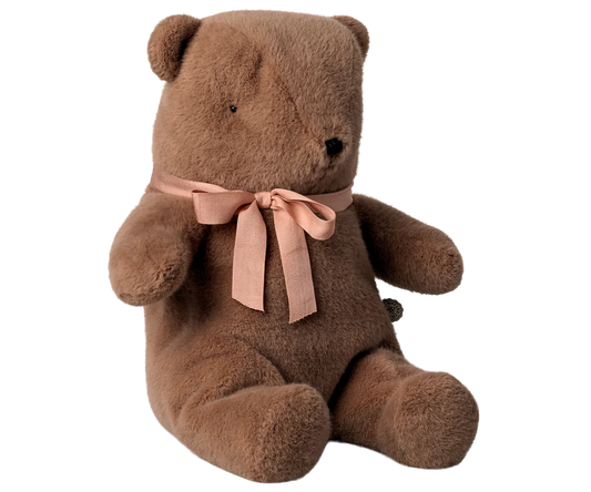 Teddy bear plush, Medium - Soft brown