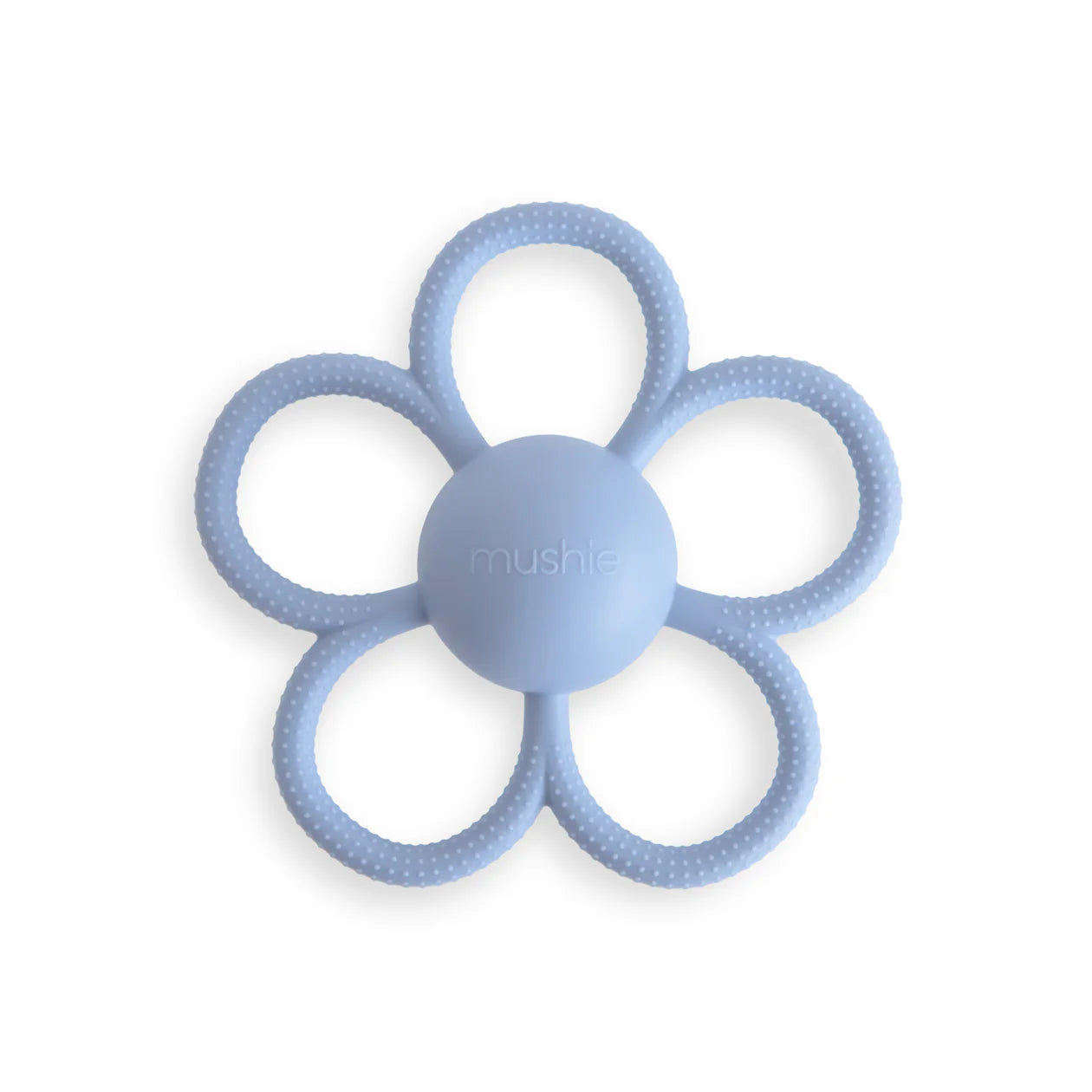 Daisy Rattle Teether - Faded Denim