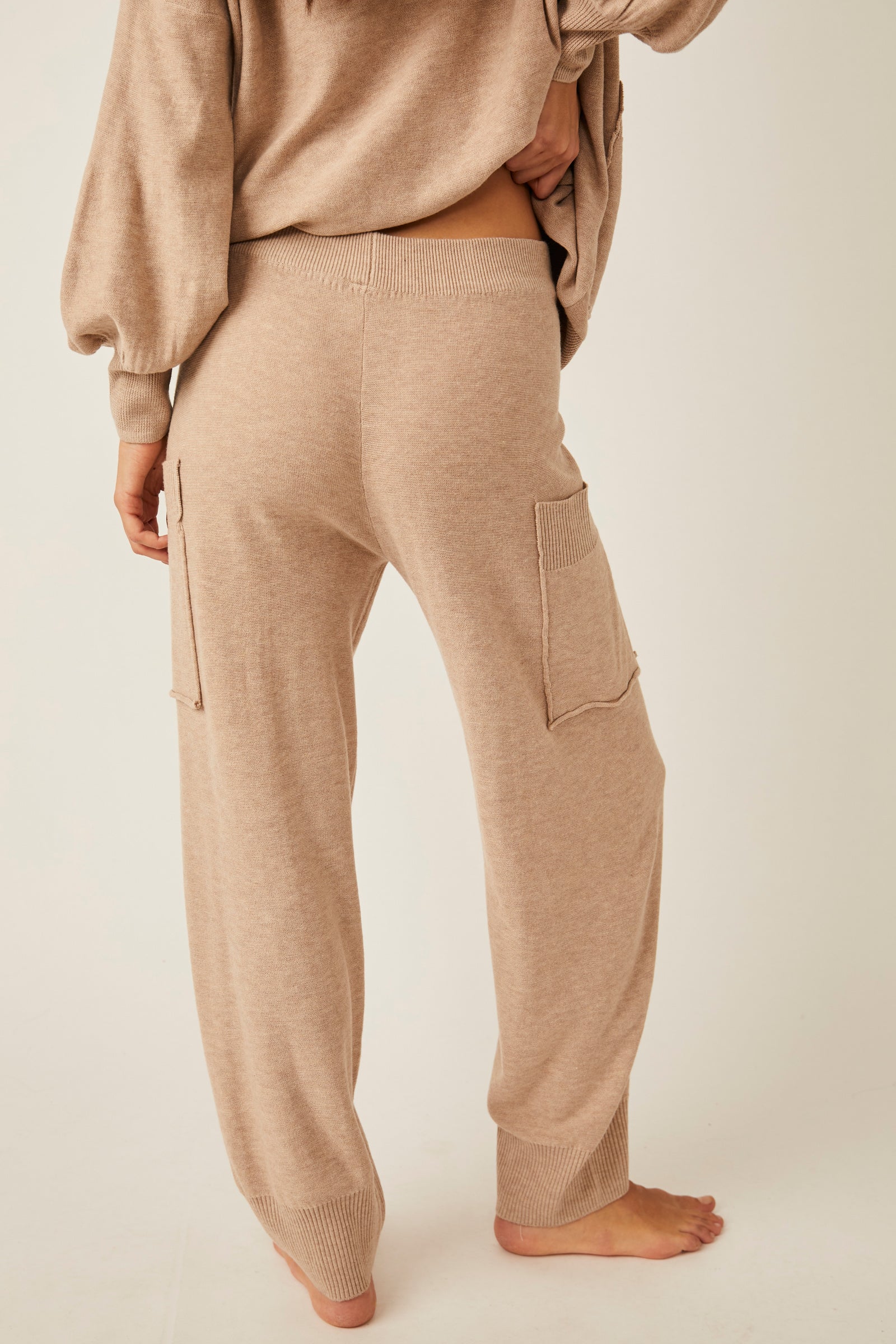 Free people solid store knit joggers