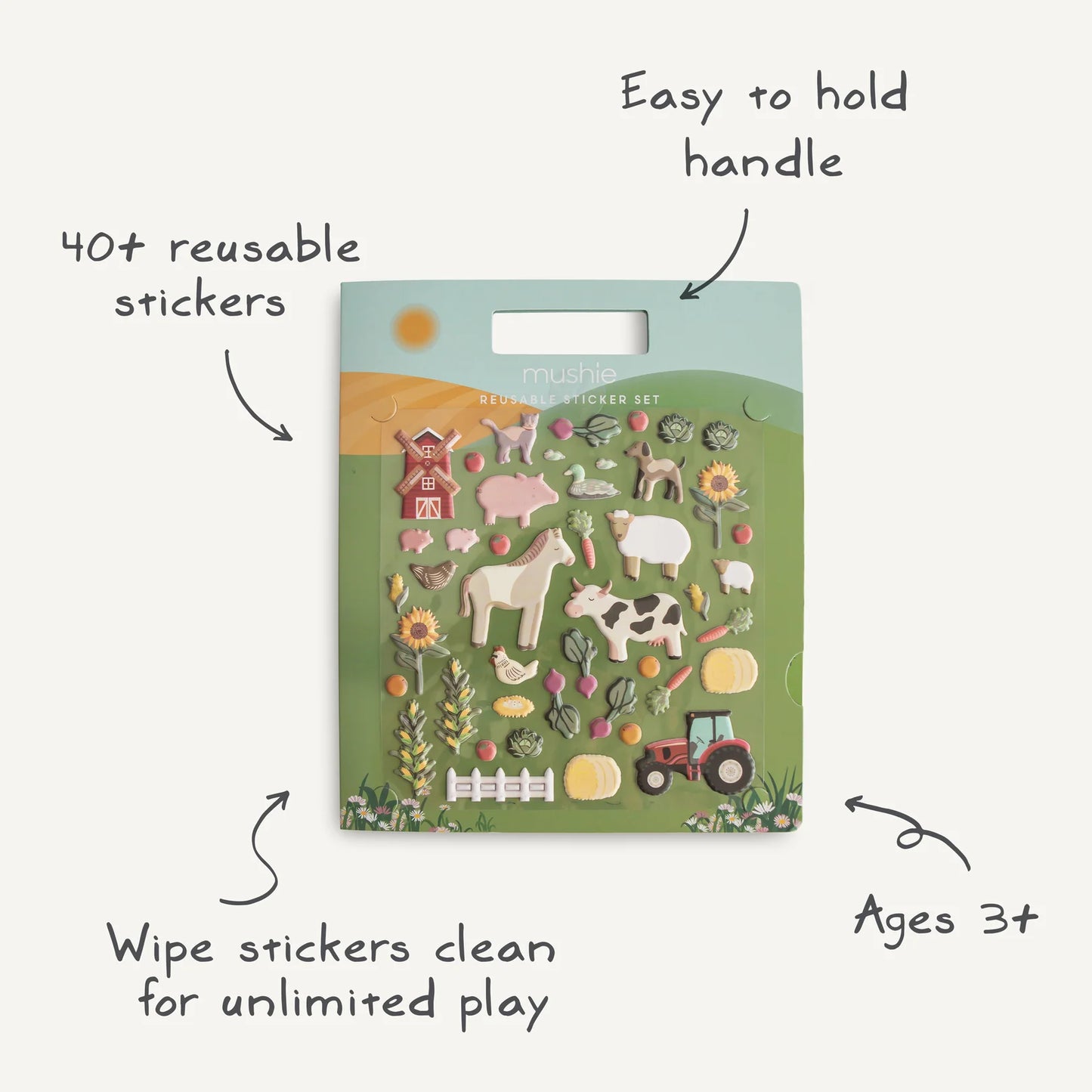 Reusable Sticker Book (Farm)