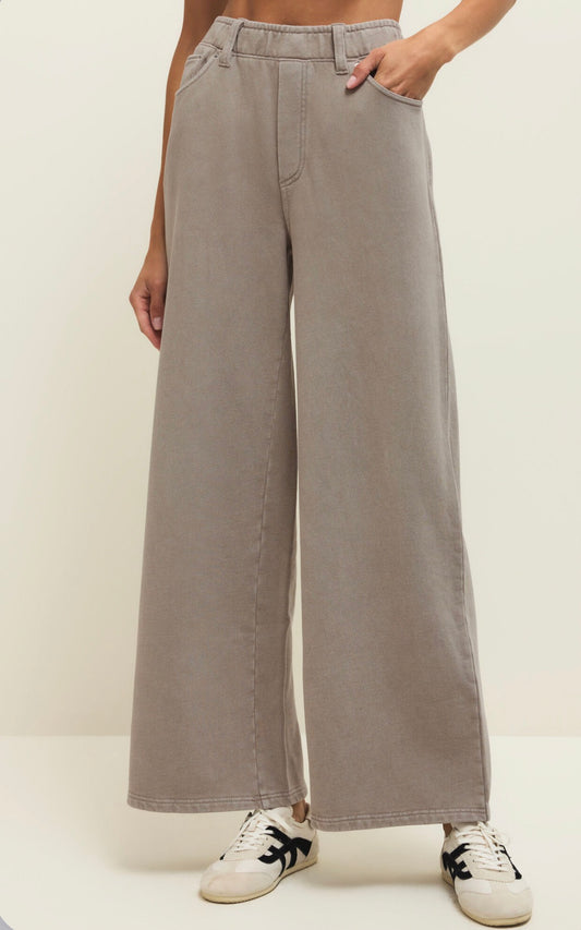 Entourage Knit Denim Pant (Oyster)