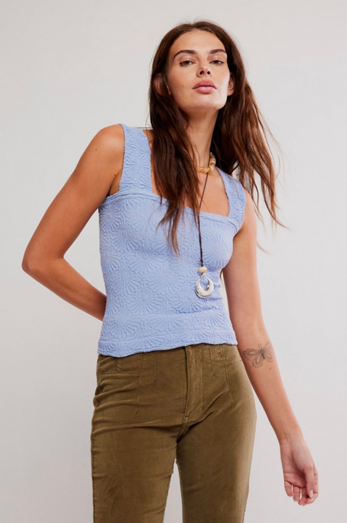 Seamless Love Letter Cami - Dawn Breeze
