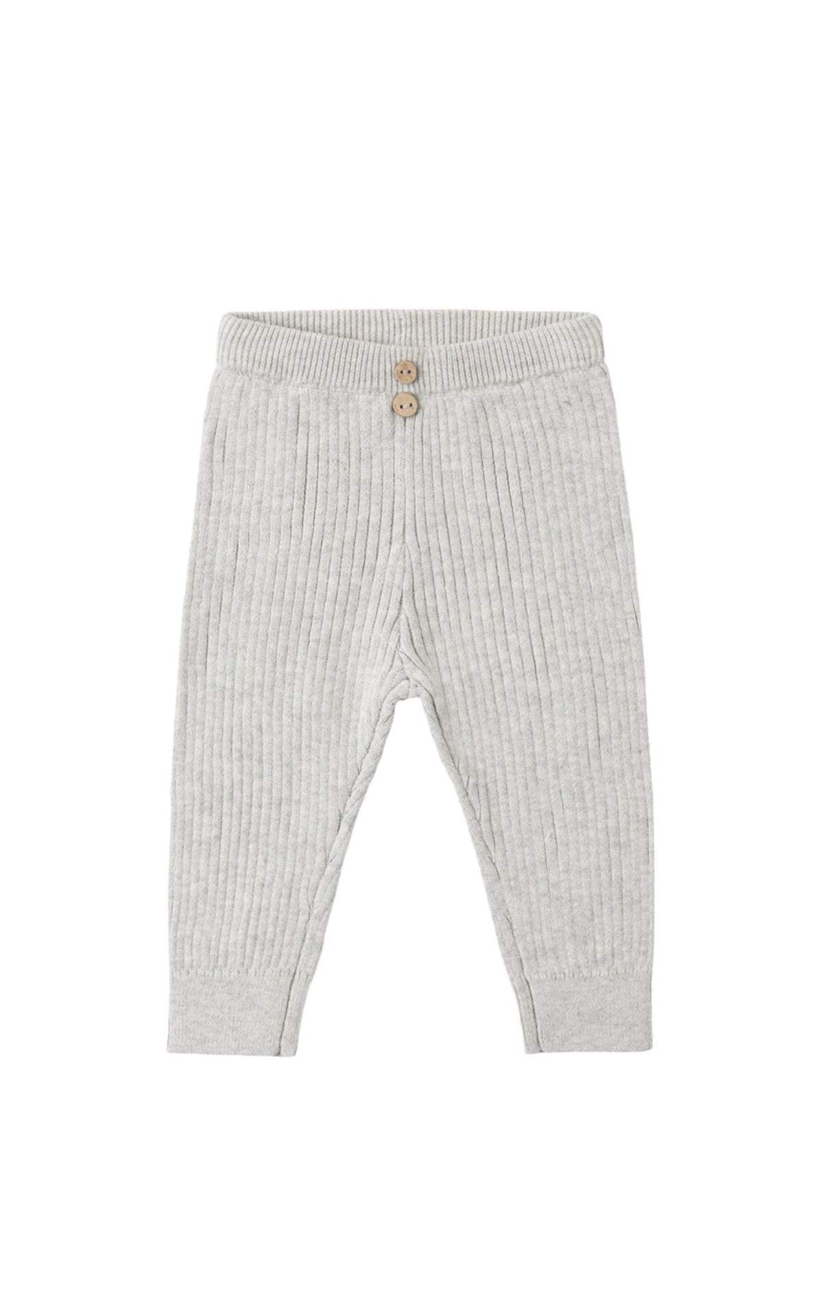 Rib Knit Legging Heathered Fog