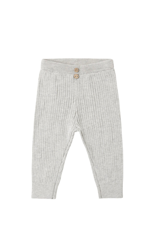 Rib Knit Legging Heathered Fog