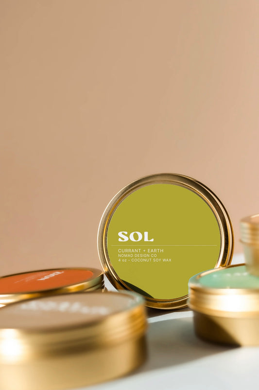 Sol Travel Tin Candle