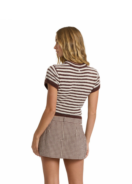 Dainty Check Skort