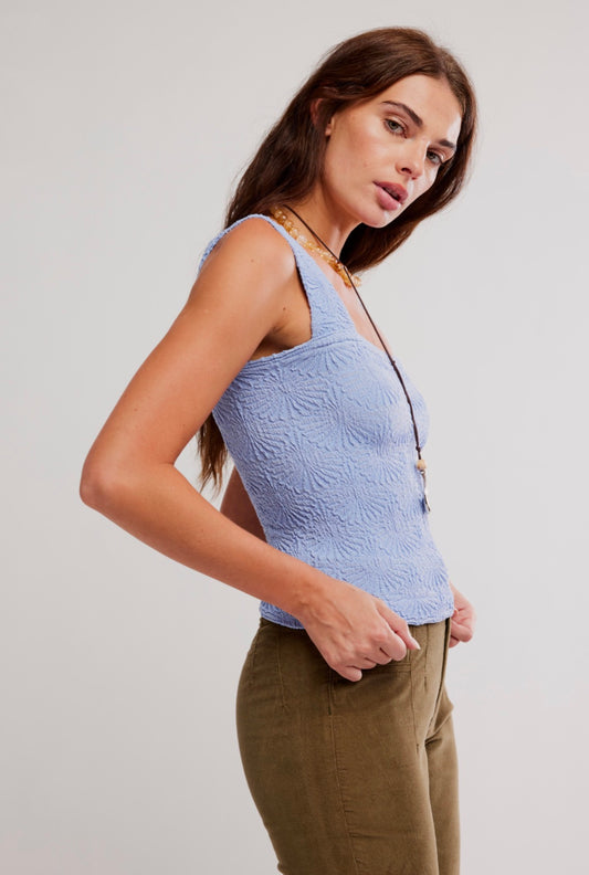 Seamless Love Letter Cami - Dawn Breeze