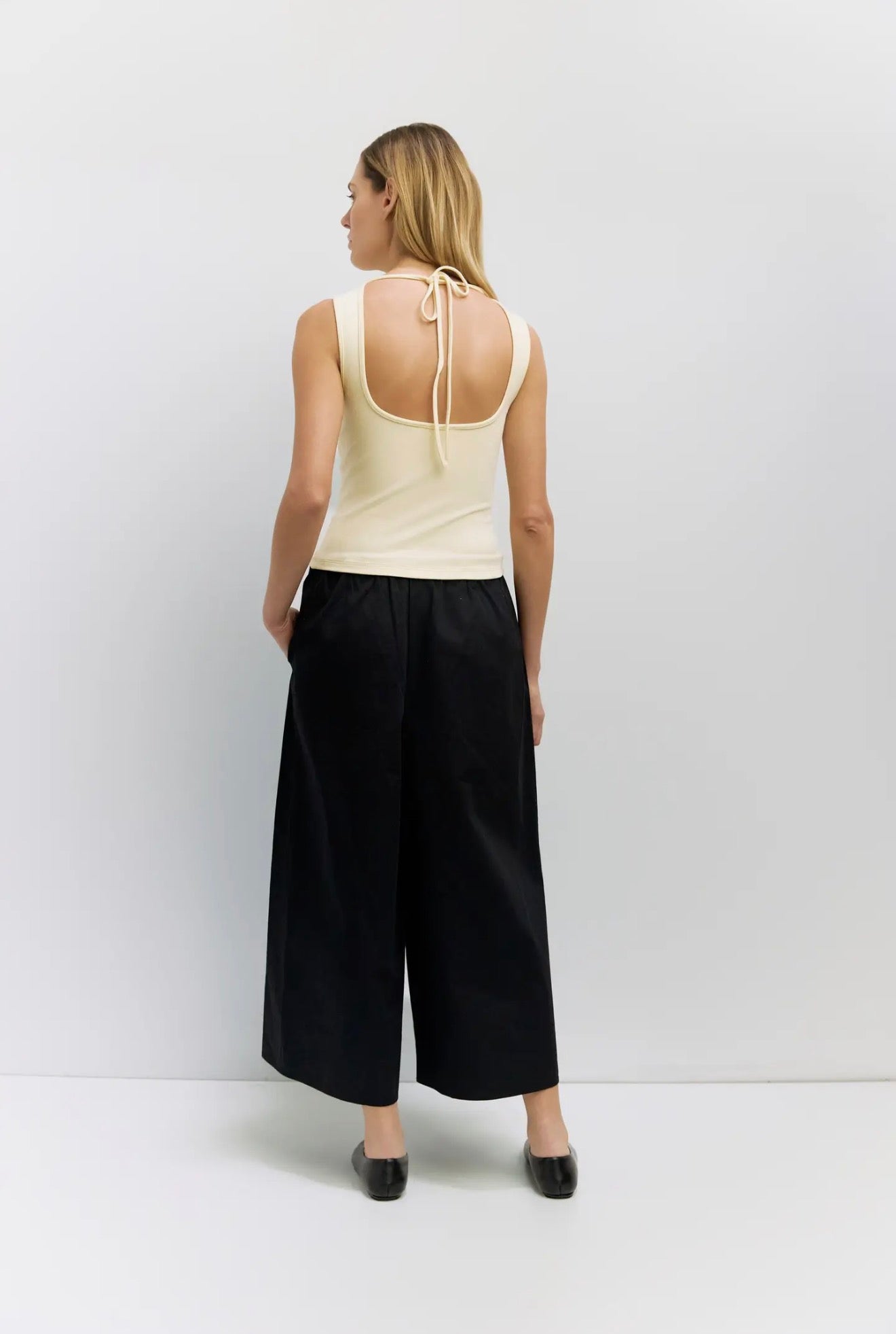 Butter Cowl Neck Knit Tank Top