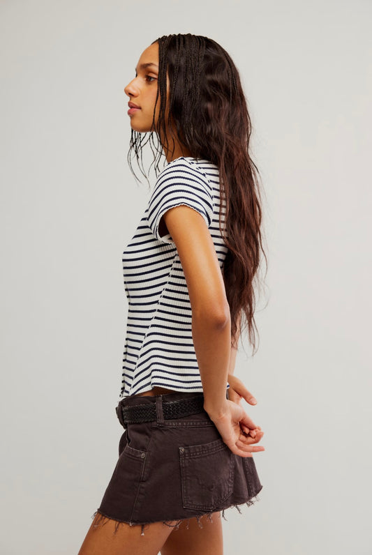 Most Wanted Striped Cardi - Black & White