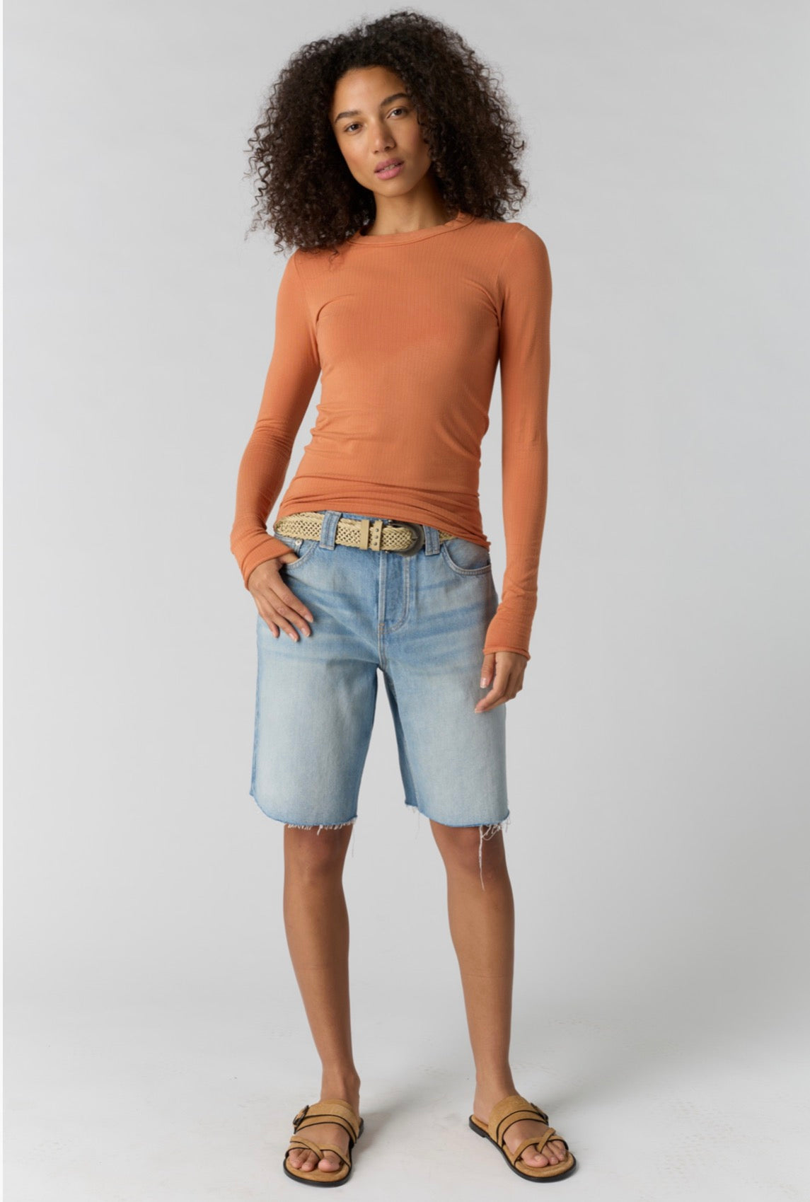Raw Sienna So Soft Seamless Modal Long Sleeve