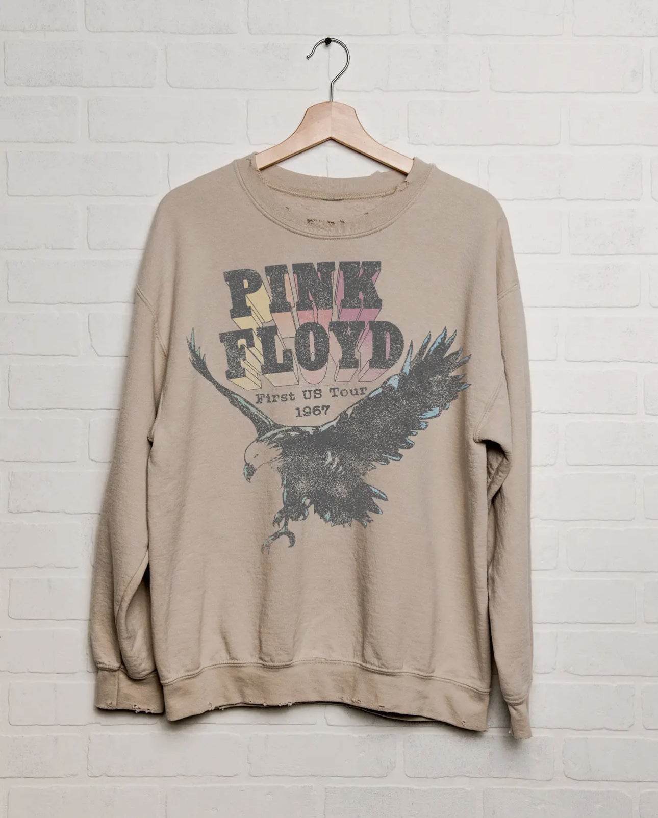 Pink Floyd Eagle Sand Thrifted License Graphic Sweatshirt