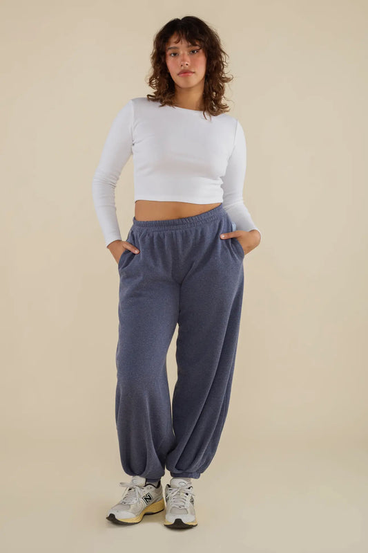 Griffith Pleated Hem Vintage Wash Sweatpants