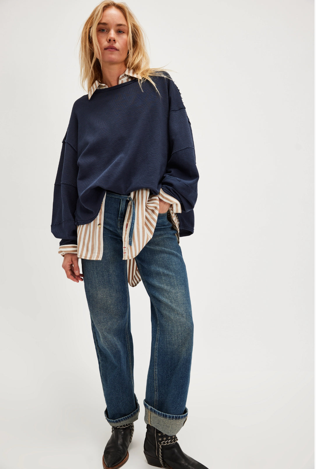 We The Free Total Eclipse Tee (Deeper Iris)