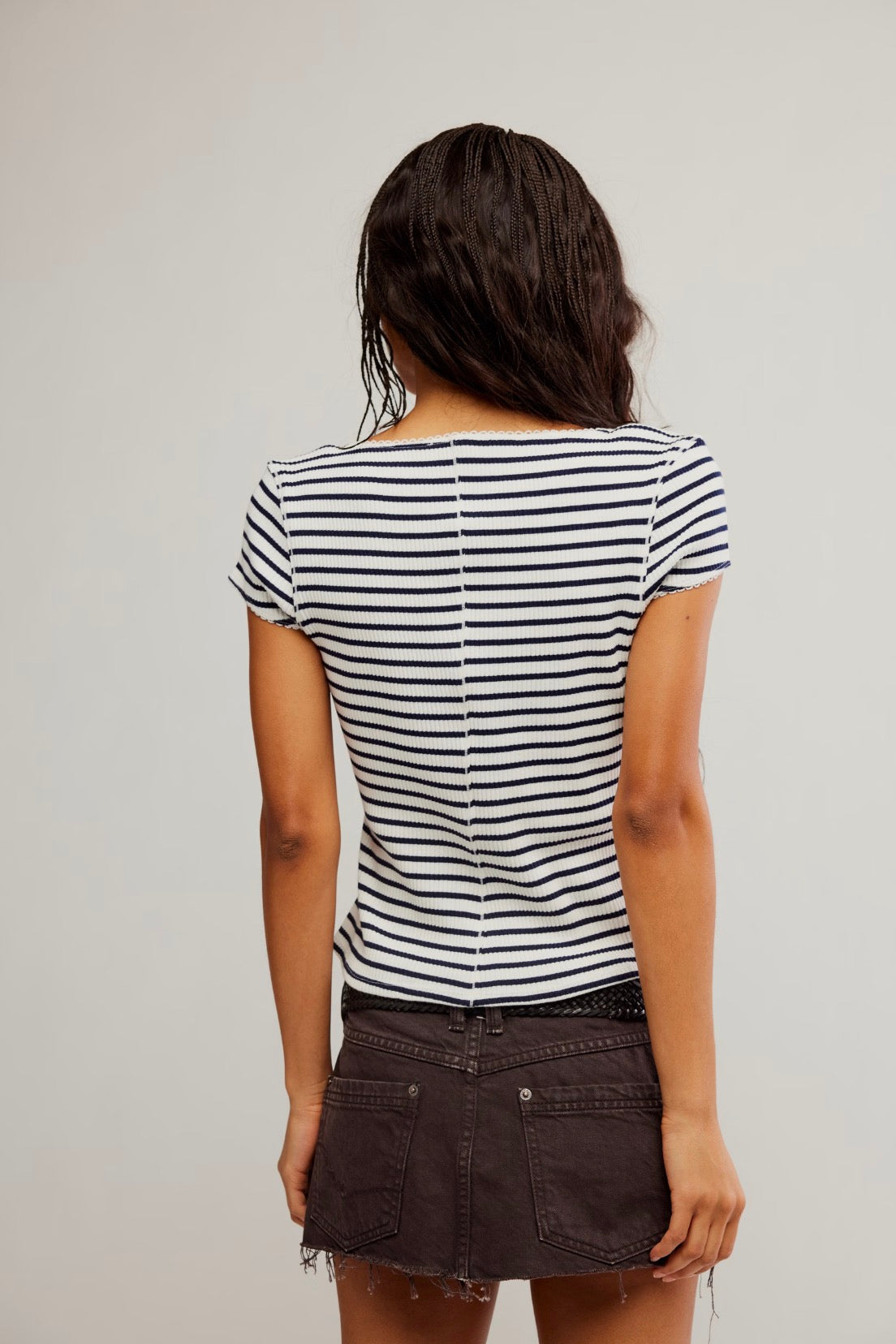 Most Wanted Striped Cardi - Black & White