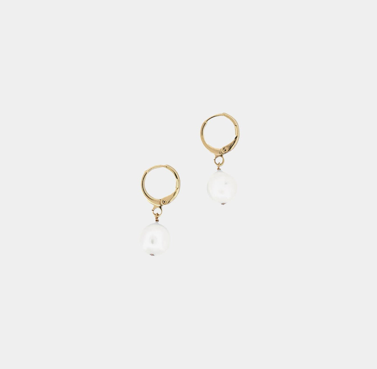 Alina Pearl Hoops