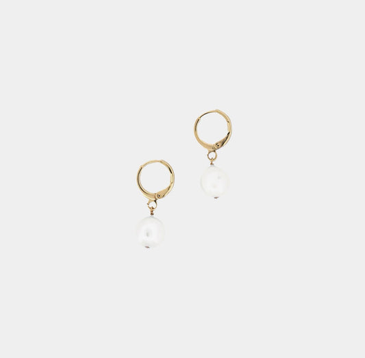 Alina Pearl Hoops