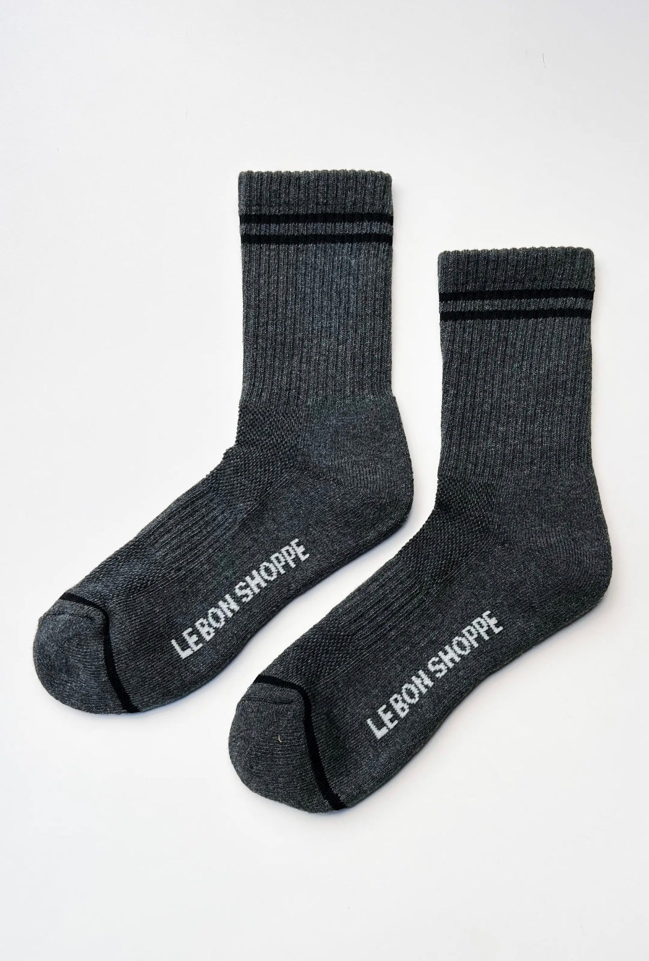 BOYFRIEND SOCKS - CHARCOAL