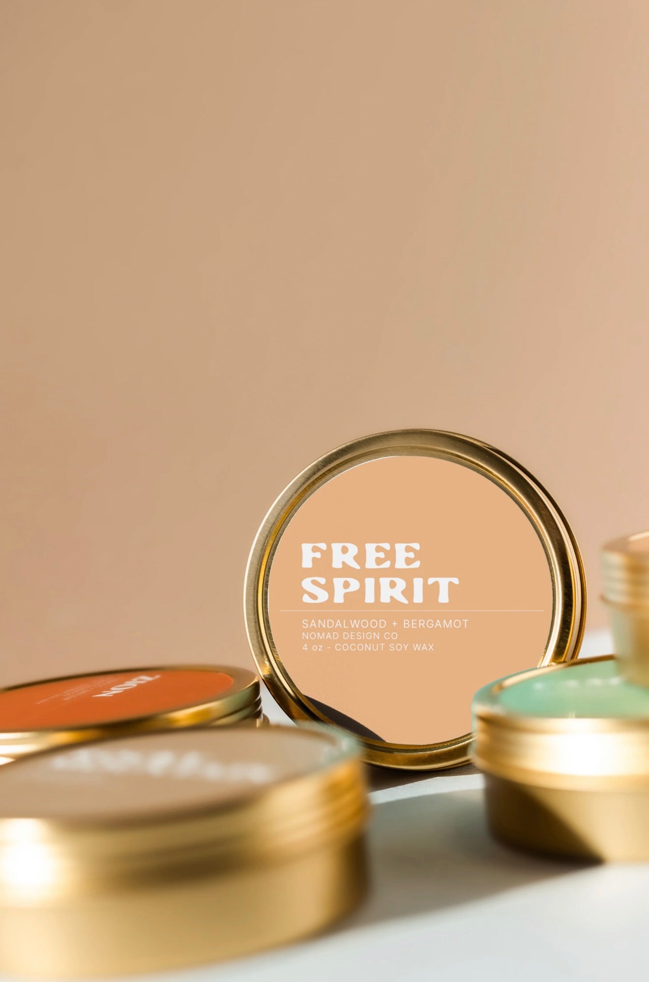 Free Spirit Travel Tin Candle