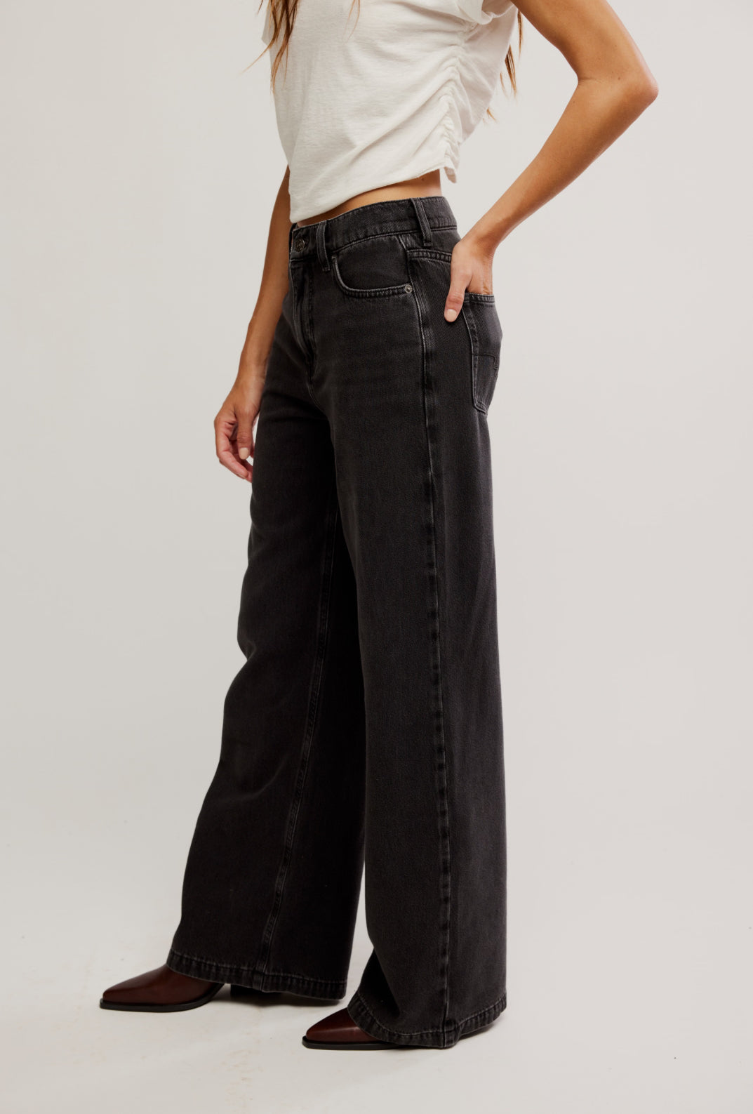 We The Free Stride Straight 'n Wide Jeans (Miles To Go)