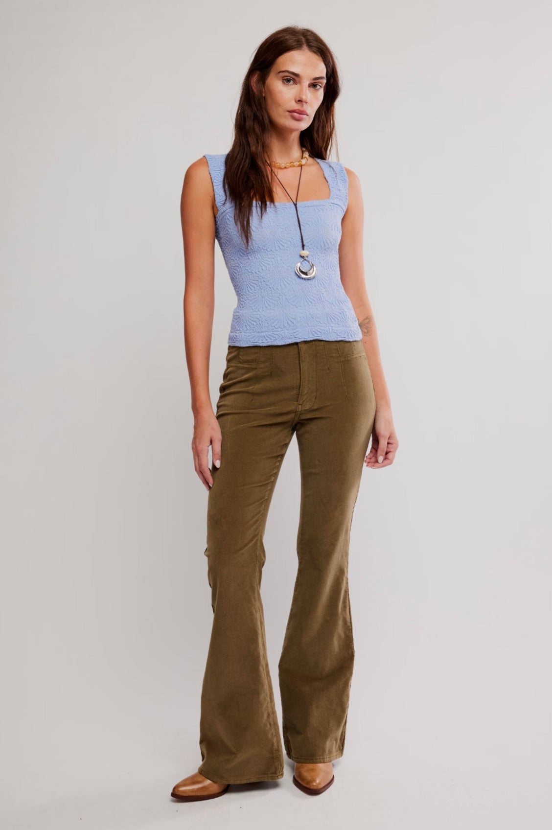 Seamless Love Letter Cami - Dawn Breeze