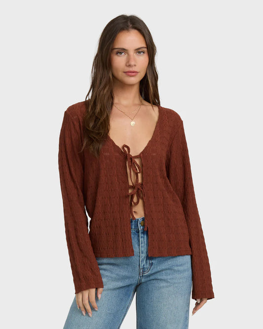 Havana Long Sleeve Knit Top