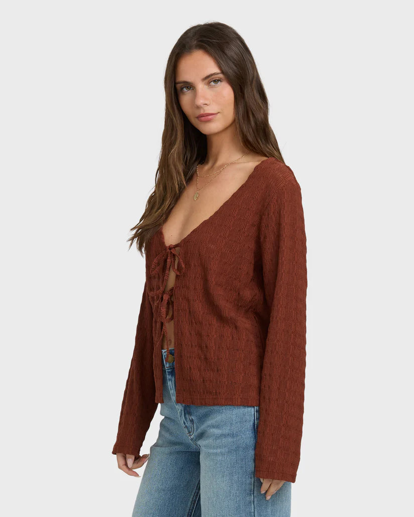 Havana Long Sleeve Knit Top