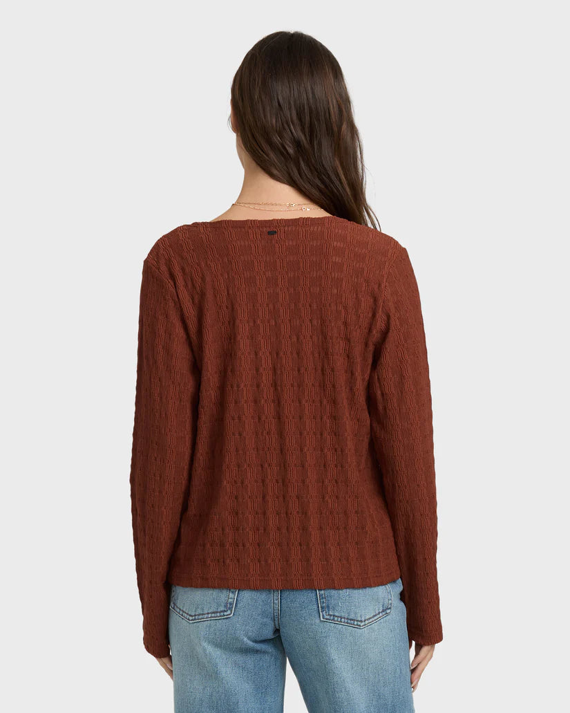 Havana Long Sleeve Knit Top