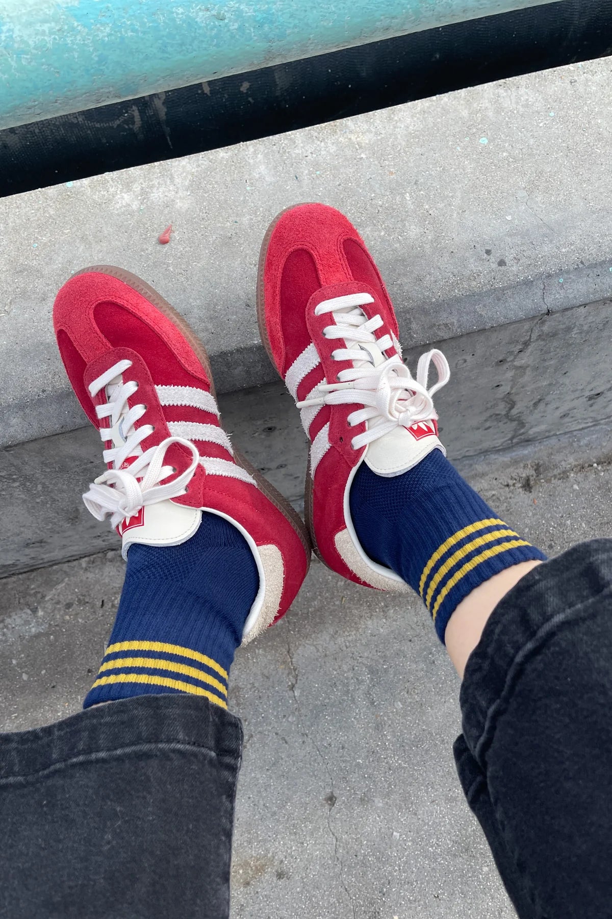 Girlfriend Socks (Navy)