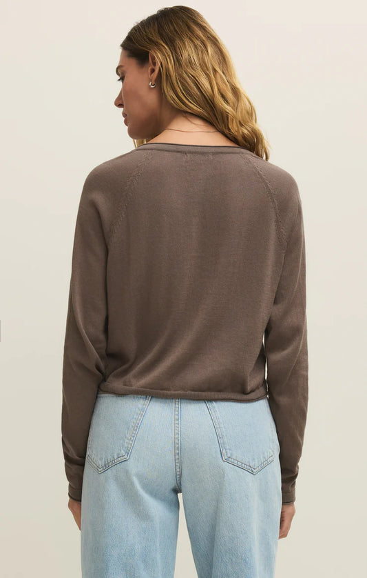 THE PERFECT LAYER CARDIGAN (Taupe)