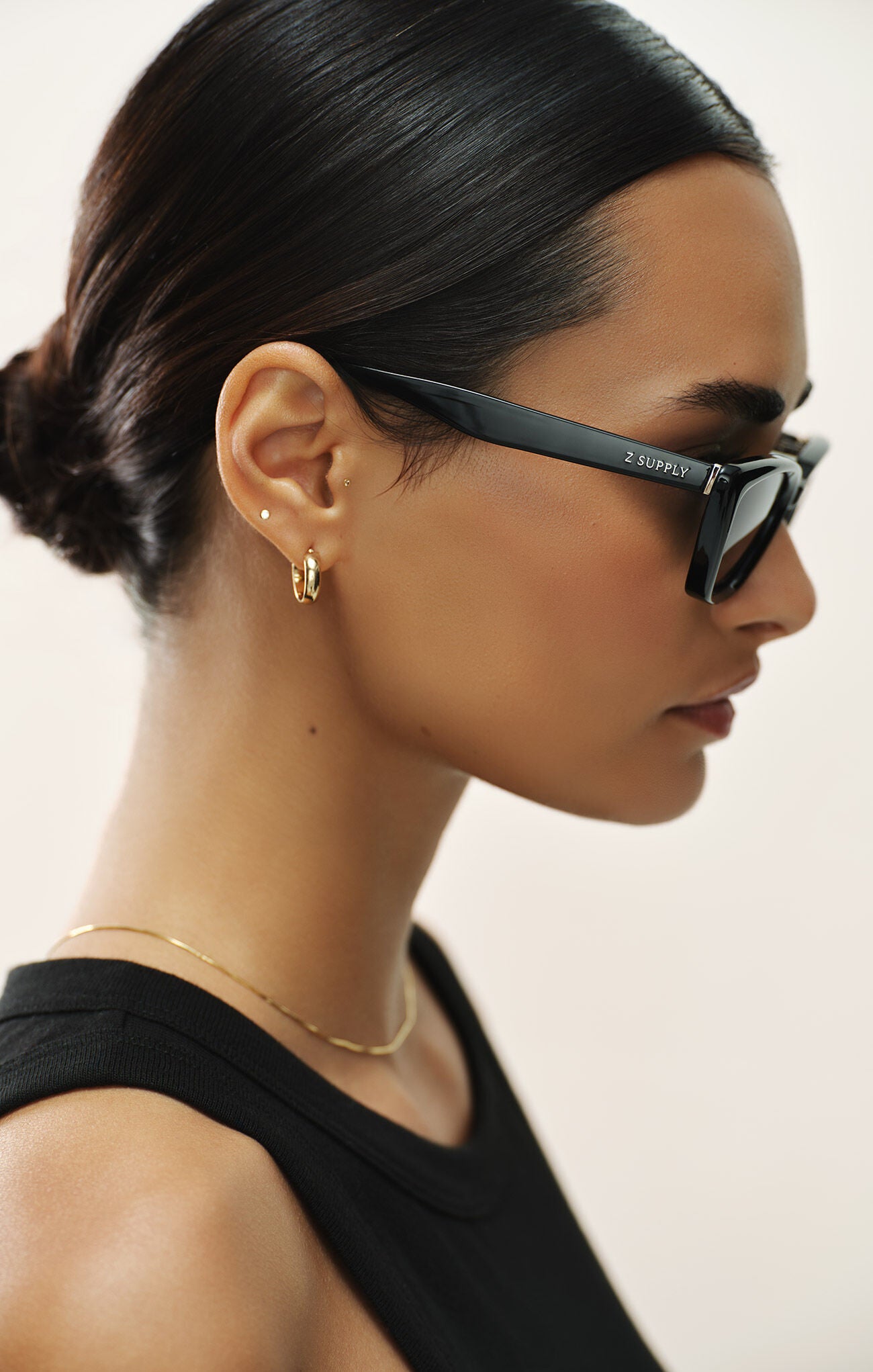 Staycation Polished Black/Grey Polarized