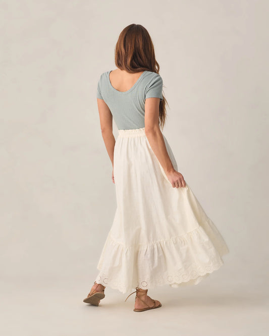 Women's Rose Maxi Skirt Ivory