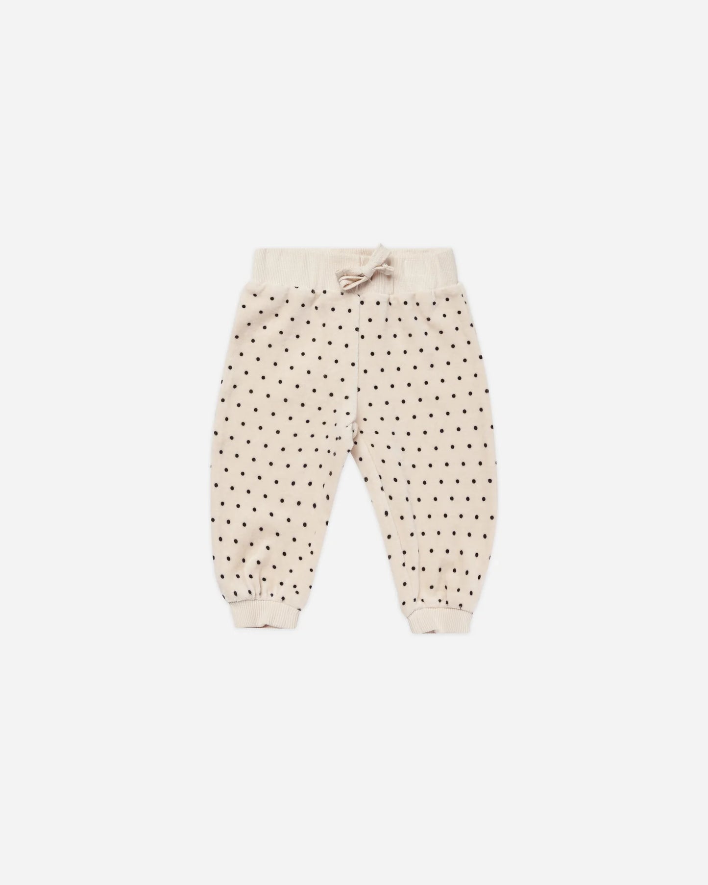 Velour Relaxed Sweatpant || Polka Dot