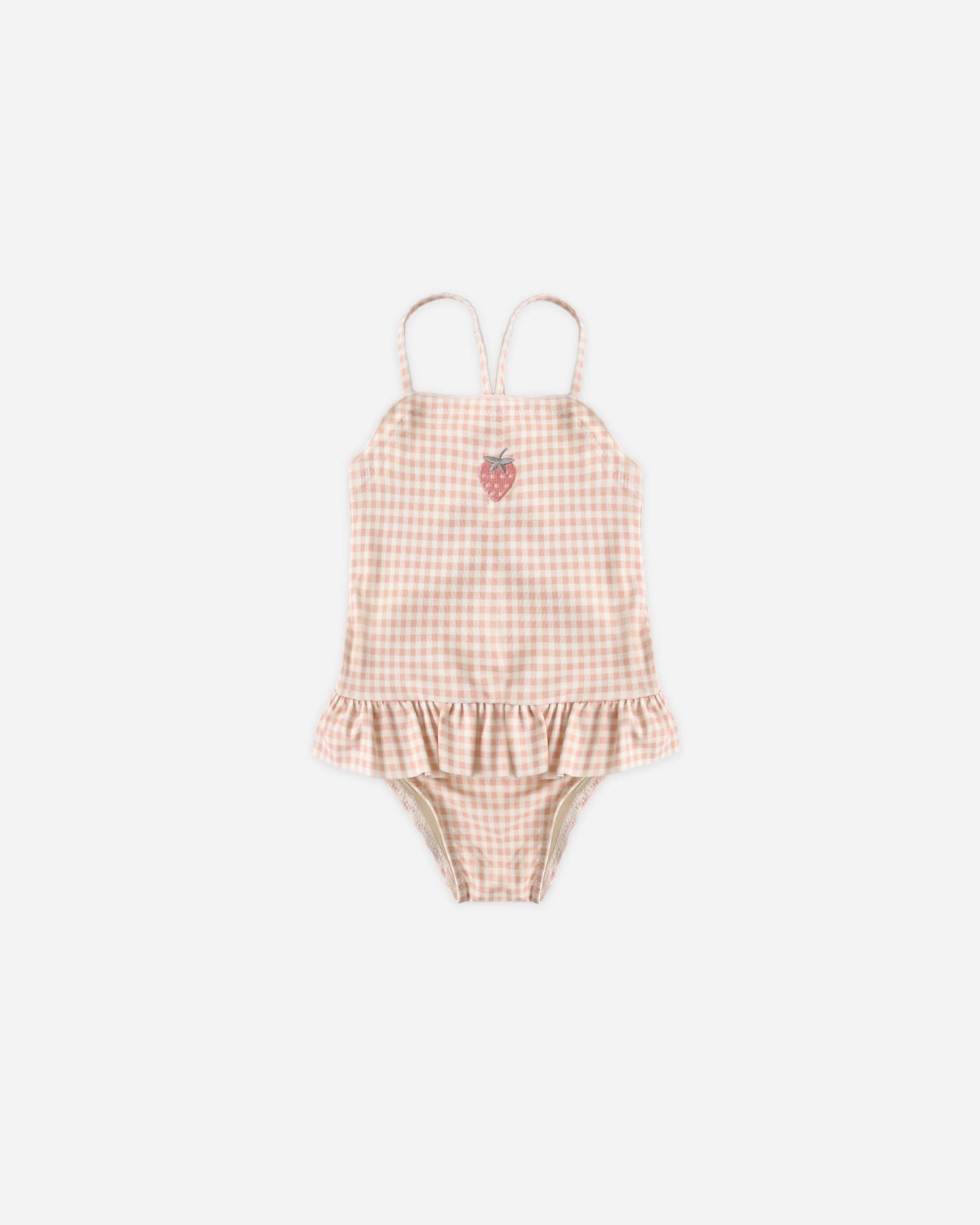 Tori Skirted One-Piece Petal Gingham